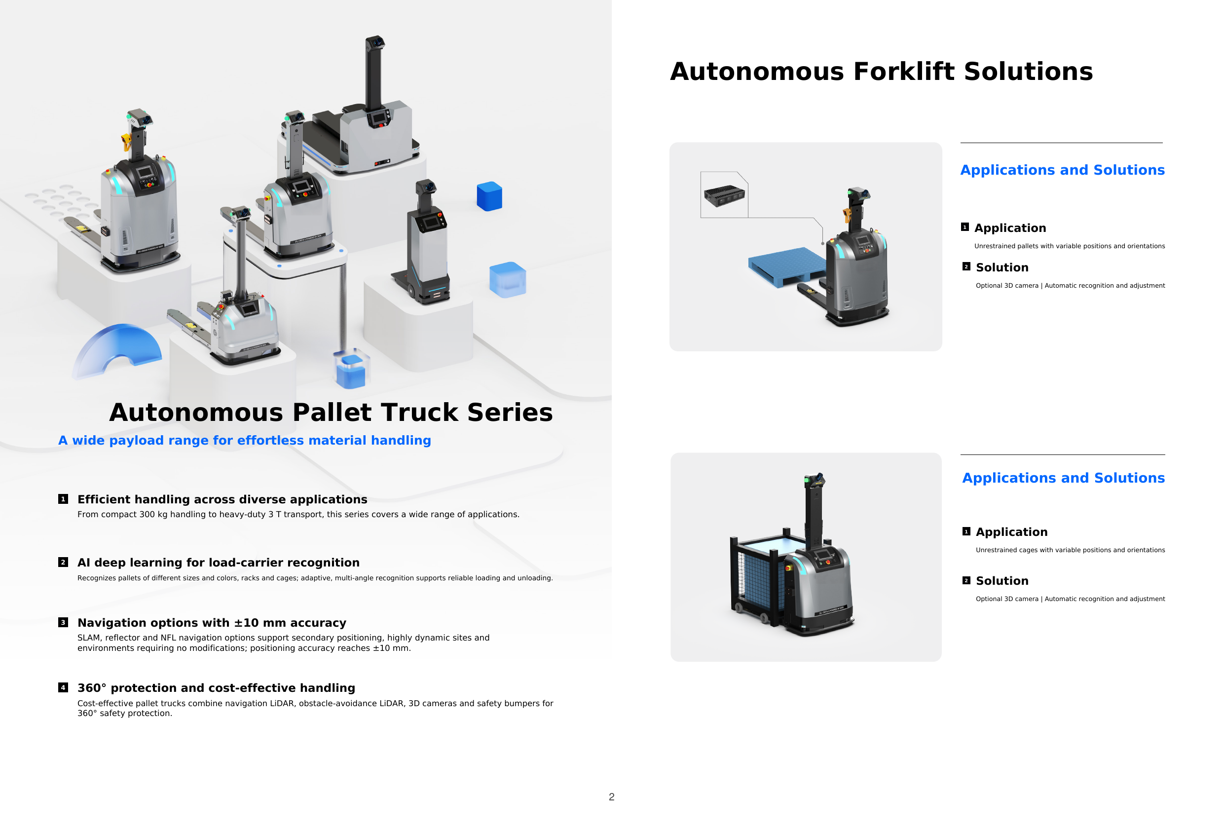 Autonomous Pallet Truck Series